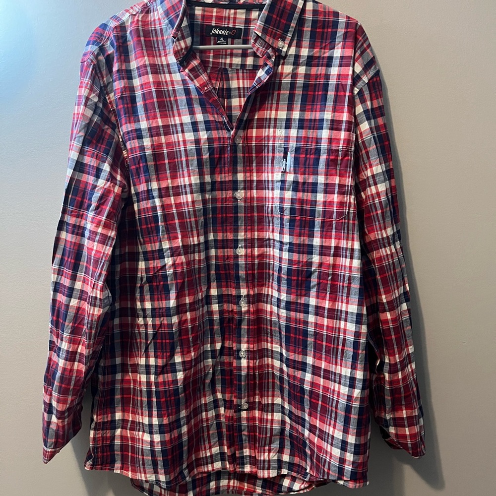 johnnie-O Multicolor Plaid Men's Shirt‎